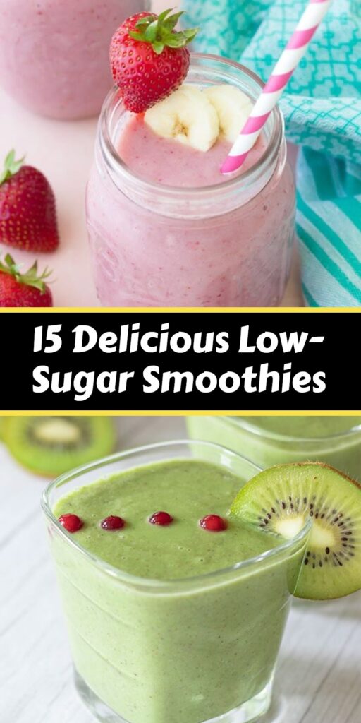 15 Delicious Low-Sugar Smoothies