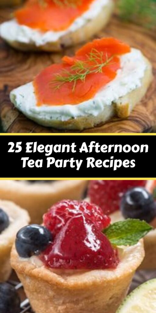 25 Easy Afternoon Tea Party Recipes