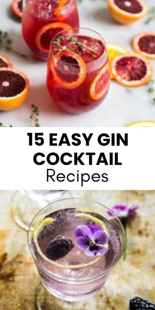 15 Classic Gin Cocktails