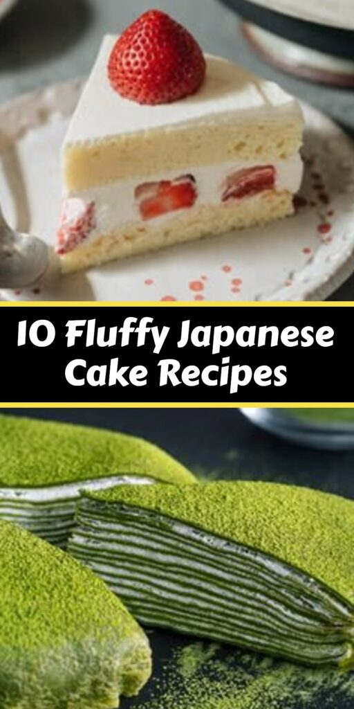 10 Amazing Japanese Cake Recipes