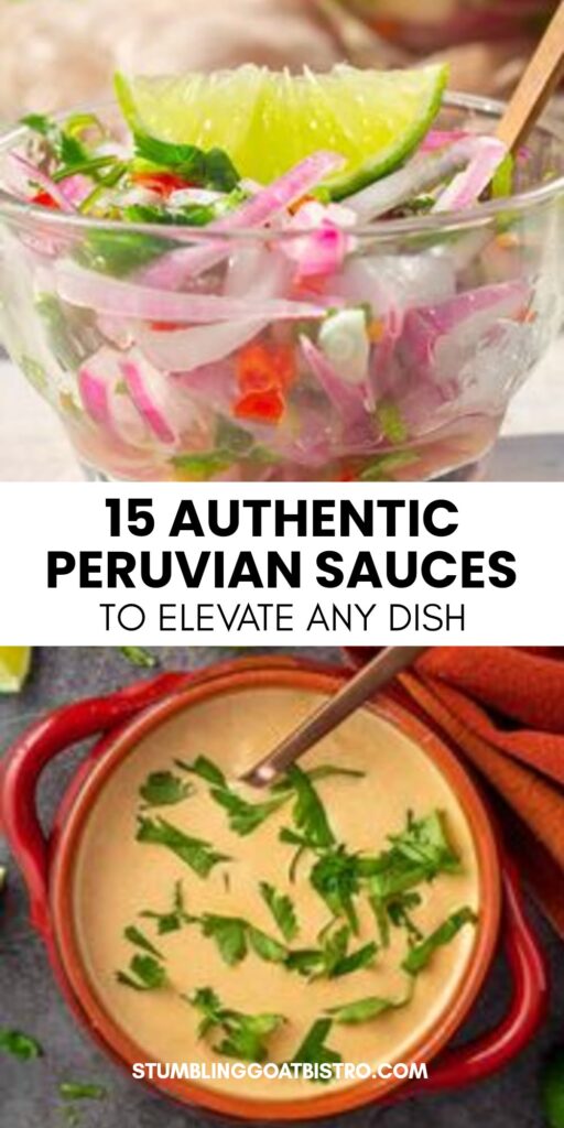 15 Homemade Peruvian Sauces