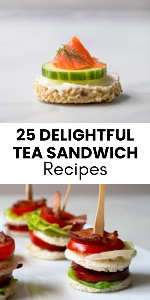 25 Yummy Tea Sandwich Recipes