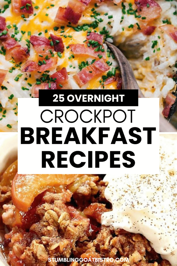 Overnight Crockpot Breakfast Recipes
