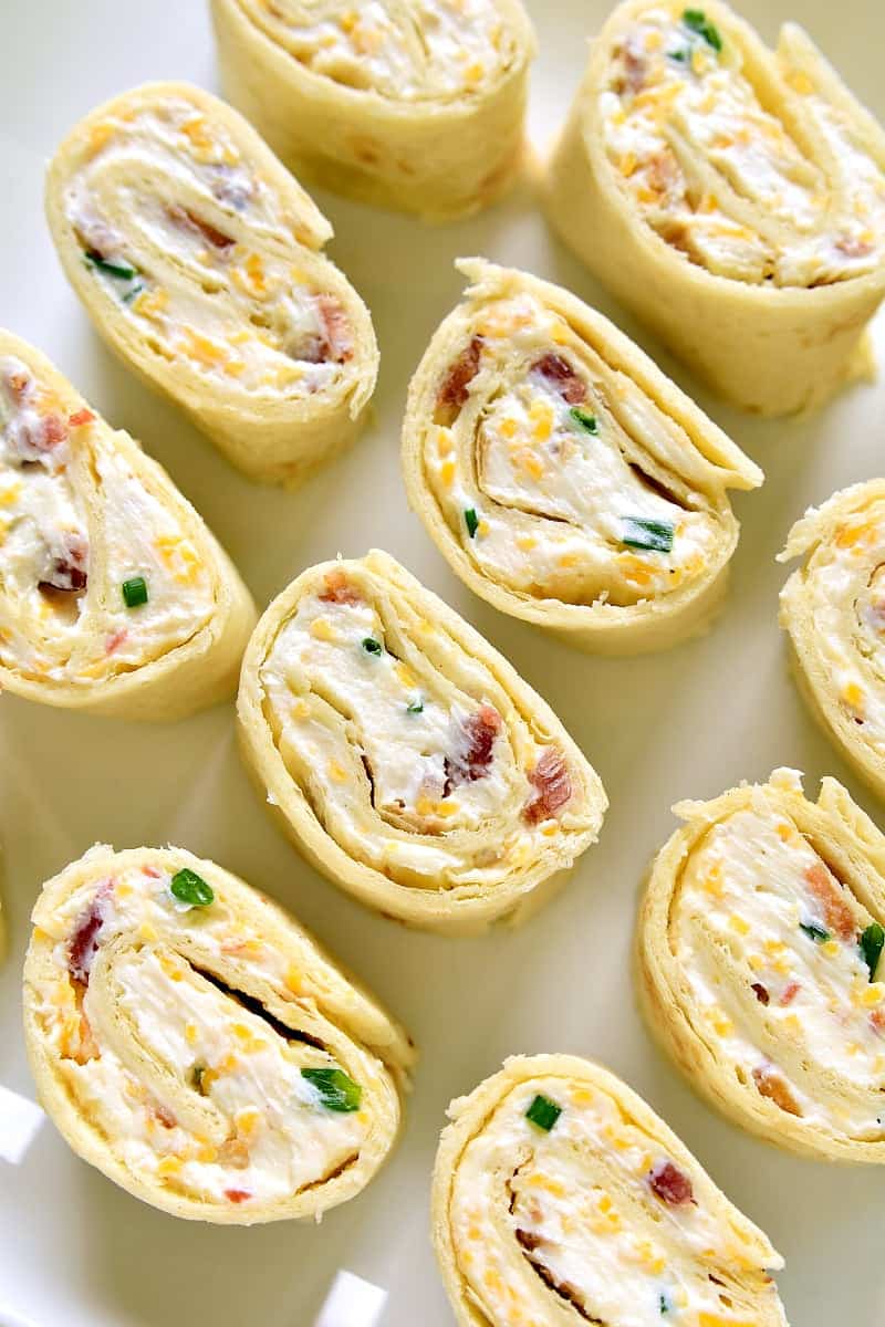 Cheesy Bacon Cheddar Ranch Pinwheel