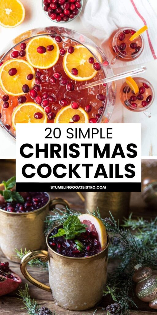 Simple Christmas Cocktails
