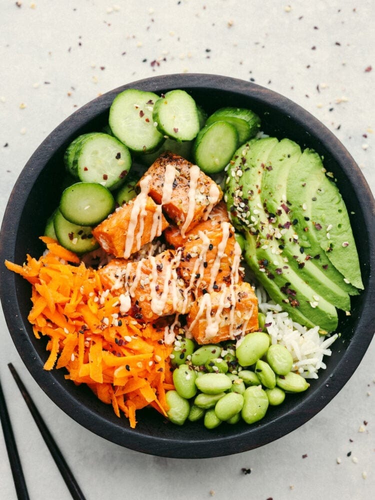 Salmon Rice Bowl