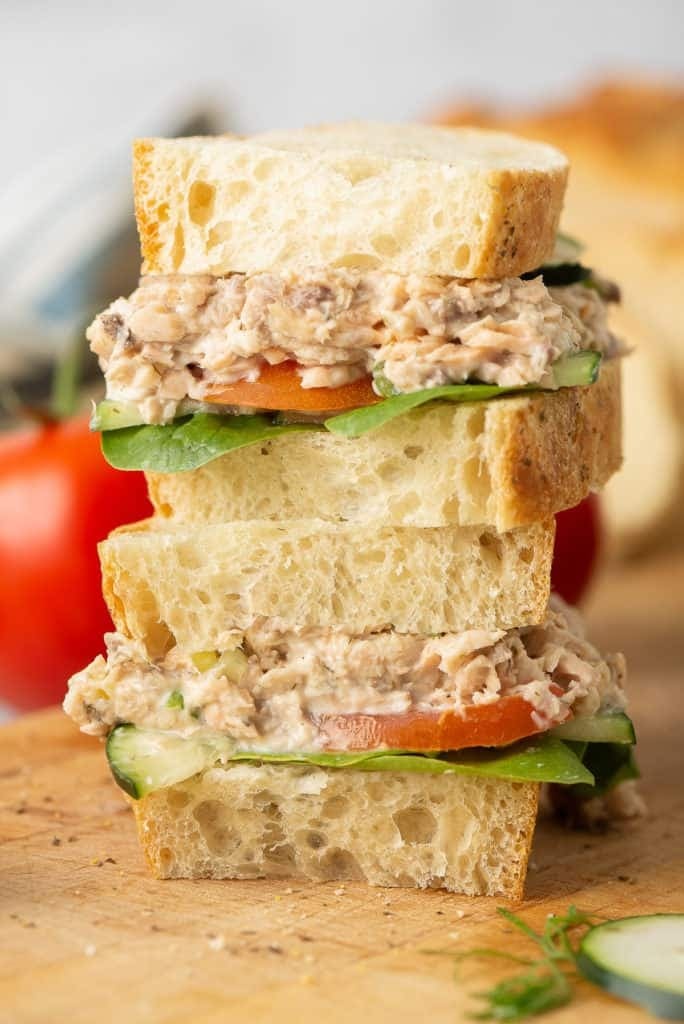 Salmon Salad Sandwich